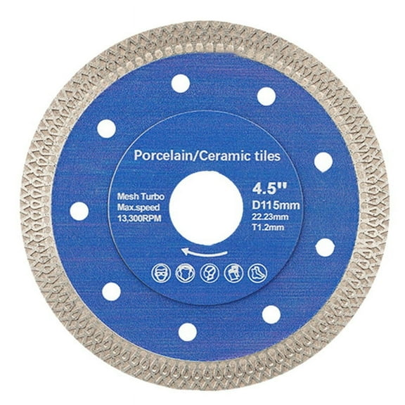Saw Blades for Tiles, Ceramics, Marble, Slabs, , Stone Cutting Blades,and Durables 115x22.23mm New
