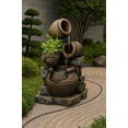 thumbnail image 4 of Pemberly Row Multi Pots Outdoor Water Fountain with Flower Pot, 4 of 4