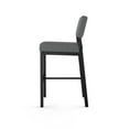 thumbnail image 3 of Amisco Avery 30 In. Bar Stool - Grey Woven Fabric / Black Metal, 3 of 9