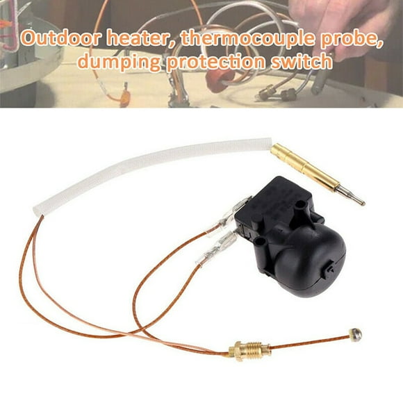 Mosiee Propane Gas Patio Heater Repair Parts Thermocoupler & Dump Switch Control Kit