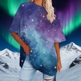thumbnail image 2 of DHFJKG Graphic Tee Women Summer Top Short Sleeve T Shirt Loose Fit Drop Shoulder Casual Comfortable Tee Baggy Streetwear Stylish Tops, 2 of 4