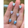 thumbnail image 5 of Cubic Zirconia Small Hoop Earrings 925 Sterling Silver Plated Hypoallergenic CZ Mouse Cute Cartilage Huggie Hoops for Women 16G Piercing Ear Stud, 5 of 11