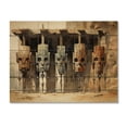 thumbnail image 3 of Designart "Tribes Dogon African Mask I" African Tribes Print on Natural Pine Wood, 3 of 5