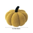 thumbnail image 2 of HengDidi Plush Pumpkin Shaped Throw Pillow for Fall Decor, Large 14 Inch Soft Flock Cushion with Lifelike, Cozy Home Accent Pillow for Sofa Bed, 2 of 6