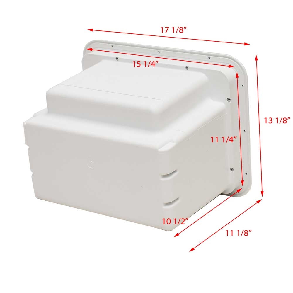 Innovative Boat Tackle Box 530-205 | 13 x 17 Inch Polar White