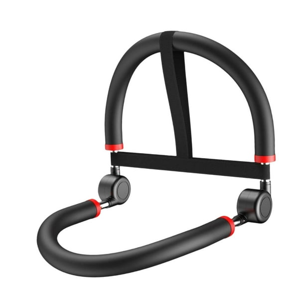 Ejercitador abdominal portátil, máquina de entrenamiento de cintura abdominal, plegable y ergonómica. Negro
