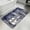 Blue, variant on Modern Country Bathroom Rugs Non Slip Washable Bath Mat Absorbent Low Pile Front Door Mat Abstract Global Landmarks Navy Blue Indoor Doormat for Kitchen Entryway Shower Decor Accessories 15.7"x23.6"