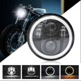 thumbnail image 2 of 5.75 LED Headlight, 5-3/4 Motorcycle Headlight with White Halo DRL for Iron 883 Street, 2 of 5