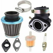 139QMB Carburetor for GY6 50cc 49CC 4 Stroke Scooter Taotao 18mm Intake Manifold