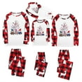 thumbnail image 4 of Odeerbi Christmas Pajamas for Family Holiday Long Sleeve Family Christmas Pajamas Matching Sets Infant Plaid Printed Tops Pants Set Two-Piece Sleepwear Xmas PJs Set Multicolor, 4 of 4