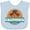 Blue, variant on Inktastic Carlsbad California Boys or Girls Baby Bib