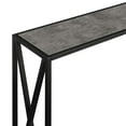 thumbnail image 3 of Tucson Console Table with Shelf, Gray, 3 of 6