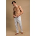 thumbnail image 4 of Men's Cottonique M17708 Latex Free Organic Cotton Drawstring Lounge Pant (Natural L/XL), 4 of 5