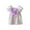 Purple, variant on HomeGardon Girls Dress,Toddler Dress for Girls Girls Puff Sleeve Dress Sweet Knot Collar Floral Print Dress Cute Dresses for Girl,2Y-7Y