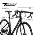 thumbnail image 4 of Bicicleta Ruta Turbo R700 14 Velocidades Aluminio Color Negro Negro, 4 of 18