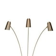 thumbnail image 2 of 95 Inch Modern Metal Arc Tri Lamp with Dimmer Marble Base Gold Black- Saltoro Sherpi, 2 of 6