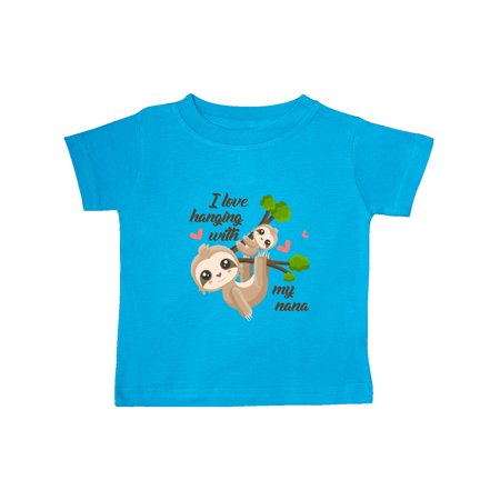 

Inktastic Hanging With My Nana Gift Baby Boy or Baby Girl T-Shirt