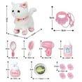 thumbnail image 6 of Ludolm Plush Pet Toy Cat with Remote Control Leash Electronic Plush Toy Cat Walks, Barks, Wags Tail and Nods Includes Puppy Accessory for Girls Ages 3+!, 6 of 9