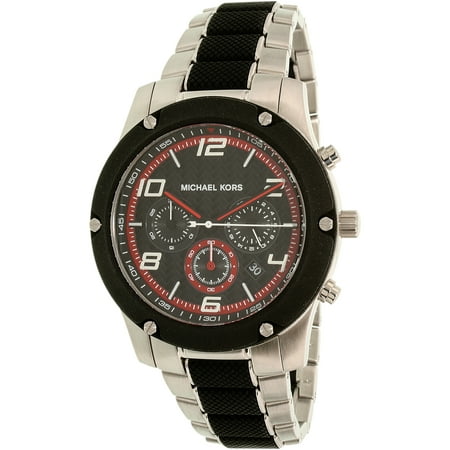 Michael Kors Men's Caine MK8474 Black Stainless-Steel Quartz Watch