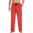 thumbnail image 3 of PRIYAL Valentine Hearts Men's Pajama Pants Sleepwear Pajama Pant with Pockets Lounge Pajama Bottoms for Men, 3 of 13