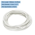 thumbnail image 2 of 10 Meter/32.8ft 13AWG Flexible Silicone High Temp Wire Cable -60 to 300 Degree Celsius White, 2 of 5