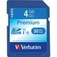 Verbatim - Carte Mémoire Flash - 4 GB - Classe 10 - SDHC - pour P/N: 97705, 97706, 97709 – image 5 sur 12