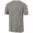 thumbnail image 3 of Men's Ash Colorado Avalanche Distressed Team Logo Tri-Blend T-Shirt, 3 of 3