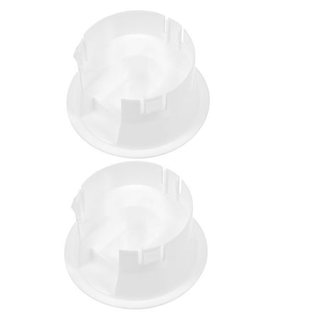 Luxshiny 2Pcs Glass Carafe Lid Replacement Lids For Water Pitcher Octagonal White