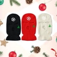 thumbnail image 2 of Navidad Para Hombre Y Mujer, Cubierta De Cara Completa De 3 Agujeros, Cubierta De Cara De Esquí De Punto Cálido De Invierno Para Motocicleta, Bicicleta, Ciclismo, Esquí Methold HA046882-03, 2 of 6