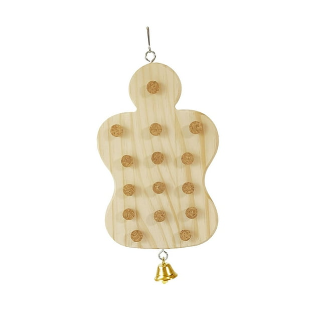 Juguete para morder en jaula para loros Salvador Juguete de Madera Calabaza