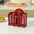 thumbnail image 5 of hulanddfd Cutlery Storage Organizer, Plastic Wall Mounted Tableware Storage Holders Saving Utensil Organizer Dining Table Accessory for Washing Drying or Storing, 5 of 6