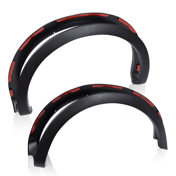 CROSSDESIGN 4Pcs Fender Flares Wheel Covers Factory Style Black Fit for 2004-2008 Ford F150