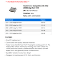 thumbnail image 2 of Heater Core - Compatible with 2002 - 2008 Dodge Ram 1500 2003 2004 2005 2006 2007, 2 of 2