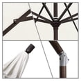 thumbnail image 3 of Parasol de Marché en Aluminium de 11 Pieds à Col Inclinable DV Bronze/Pacifica/naturel, 3 of 6