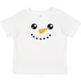 thumbnail image 3 of Inktastic Christmas Snowman, White Snowman, Carrot Nose Boys or Girls Baby T-Shirt, 3 of 5