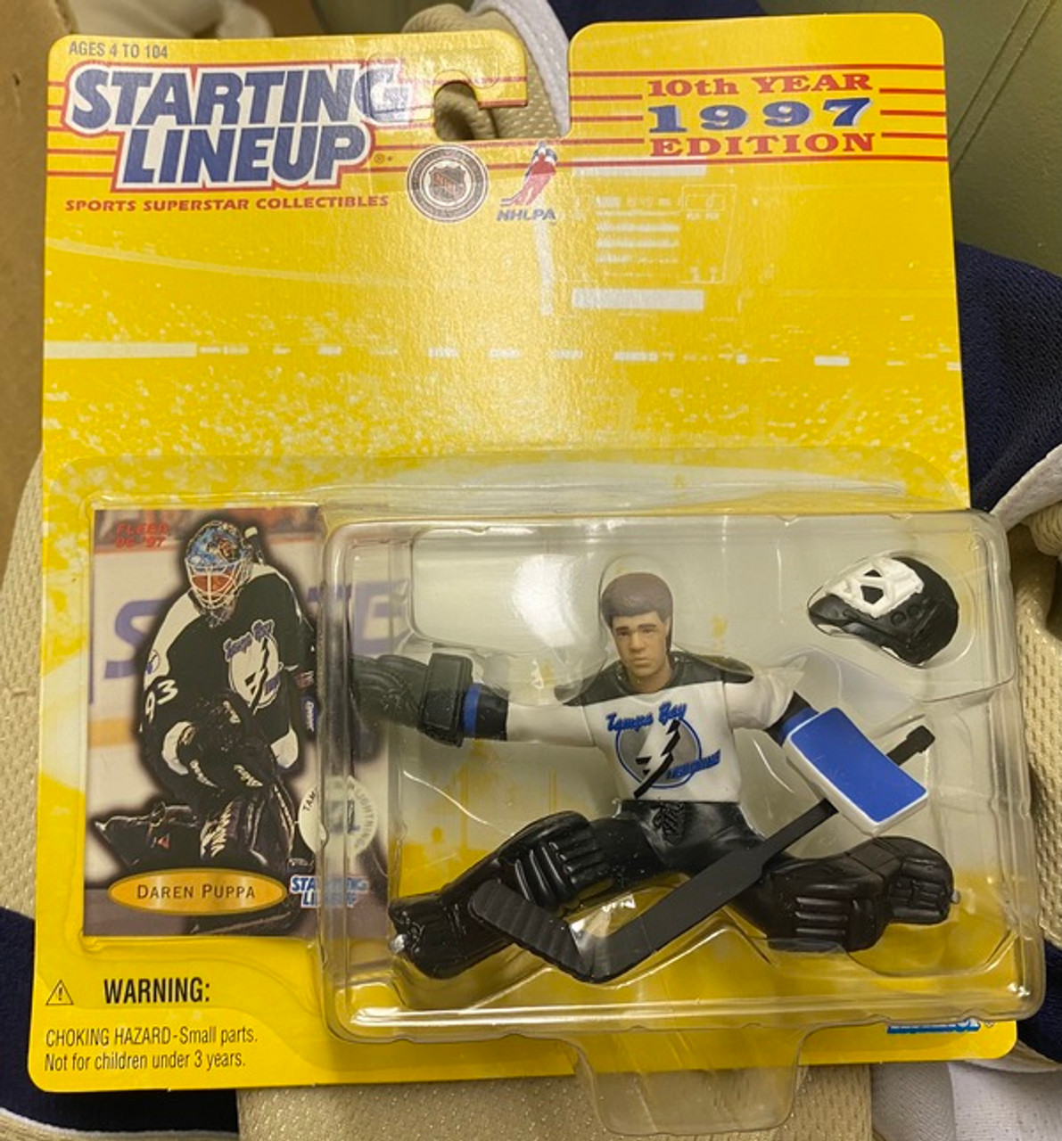 Daren Puppa Tampa Bay Lightning NHL 1997 Starting Lineup