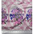 thumbnail image 1 of Soimoi Cotton Duck Fabric Geometric & Flower Artistic Print Fabric by Yard 56 Inch Wide, 1 of 3
