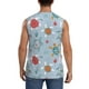thumbnail image 4 of Fotbe Sea Turtle Men's Camiseta sin Mangas Estampada para Hombres, Playera Casual para Gimnasio, Entrenamiento, Playa-XX-Large, 4 of 7