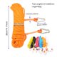 thumbnail image 3 of Soidarity Cuerda de seguridad para buceo con gancho, equipo de cuerda para escalada al aire libre, herramienta de emergencia para bajo el Deportes acuáticos Amarillo, 3 of 6