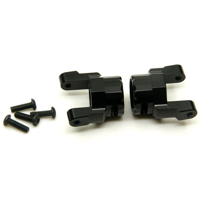 Ounissouiy RCGOFOLLOW C Hubs RC pieza de coche pesos pesados bloques de ruedas para 1/10 Axial Wraith Crawler RC pieza de actualización RC Kits de construcción modelo Negro