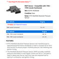 thumbnail image 2 of MAP Sensor - Compatible with 1984 - 1990 Lincoln Continental 1985 1986 1987 1988 1989, 2 of 2
