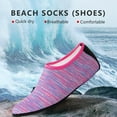 thumbnail image 2 of FIEWESEY Men Women Kids Water Shoes Barefoot Quick-Dry Beach Socks Yoga Swim Sports Exercise Socks For Swim Surfing Snorkeling Yoga Exercise (XXS,Stripe Red), 2 of 6