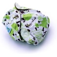 thumbnail image 4 of Baby bamboo 5 Pañales Ecológicos Estampados para Niño + 5 insertos de 4 capas de microfibra. Pañales de tela para bebé 4-15 kg, interior de bambú, 4 of 8