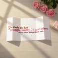 thumbnail image 4 of Tarjeta plegable LINHARA Funny You Snore para aniversario y San Valentín, 4 of 9