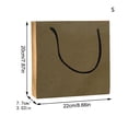 thumbnail image 3 of Homesteed Gift Bags Paper Bags with Handles Multifunctional Gift Wrapping Bags for Shopping Storage Party Merchandise and Valentines Day, 3 of 6