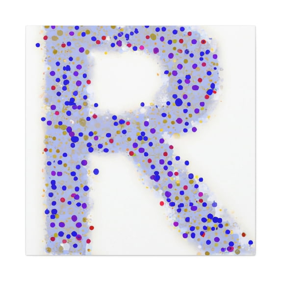 Rising Sun Pointillism - Canvas