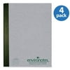 (4 pack) (4 Pack) ENVIRONOTES COMP 9.75"x7.5" COLLEGE RULED W/MARGIN GREY COV