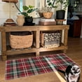 thumbnail image 3 of Christmas 3x5 Entry Rug - Small Washable Indoor Outdoor Mats for Front Door Non-Slip Porch Rug Holiday Tartan Plaid Throw Rugs for Living Room Bedroom Entryway Kitchen Office Porch Decor, 3 of 9