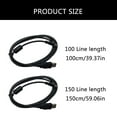 thumbnail image 3 of PVC USB Charging Cable Cord for Digital Cameras Including DSC W710 W830 1Meter 1.5Meter Black, 3 of 8