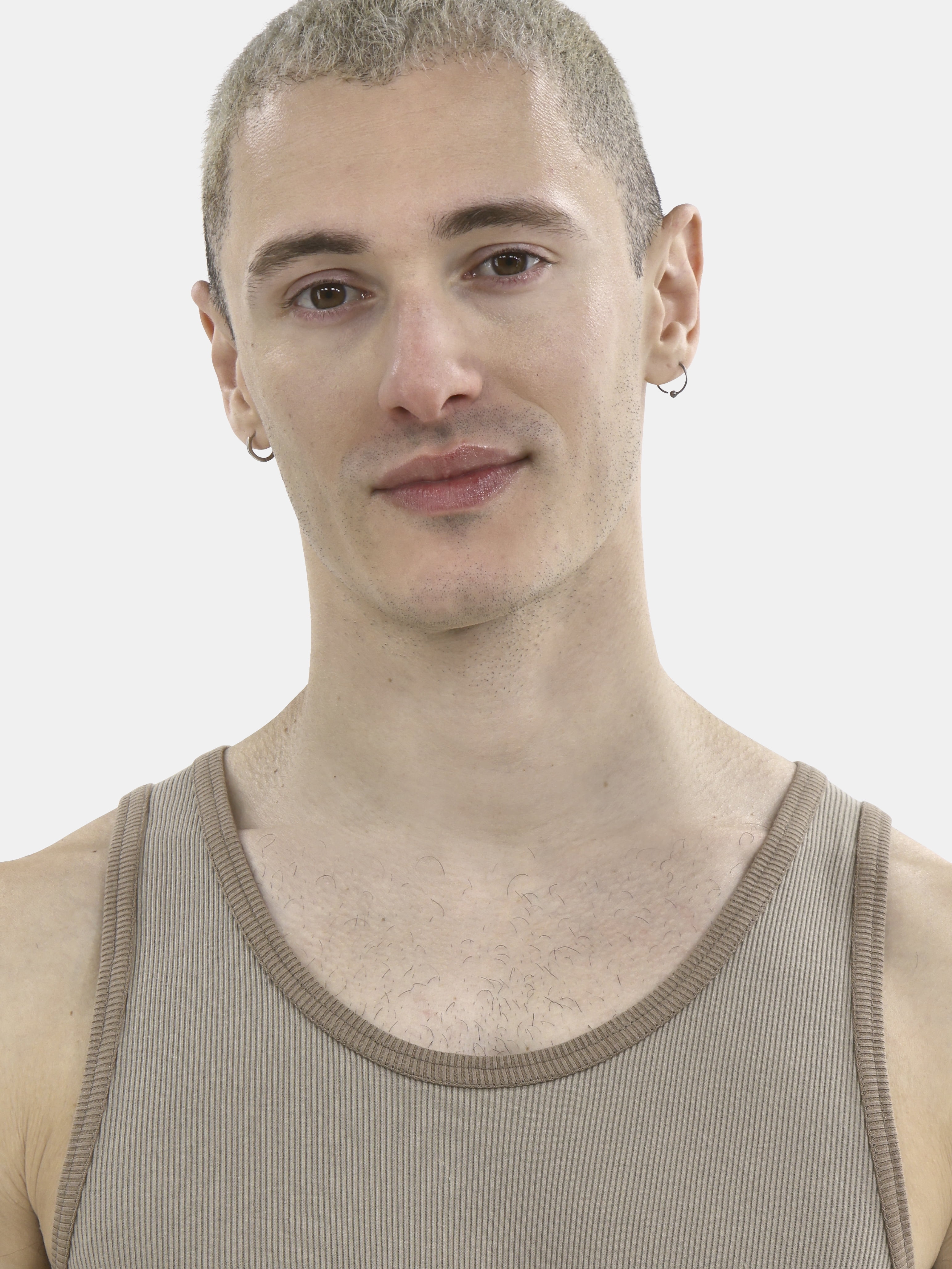 No Boundaries Skin Tone Basic Tank Top, 3-Pack, Men's
